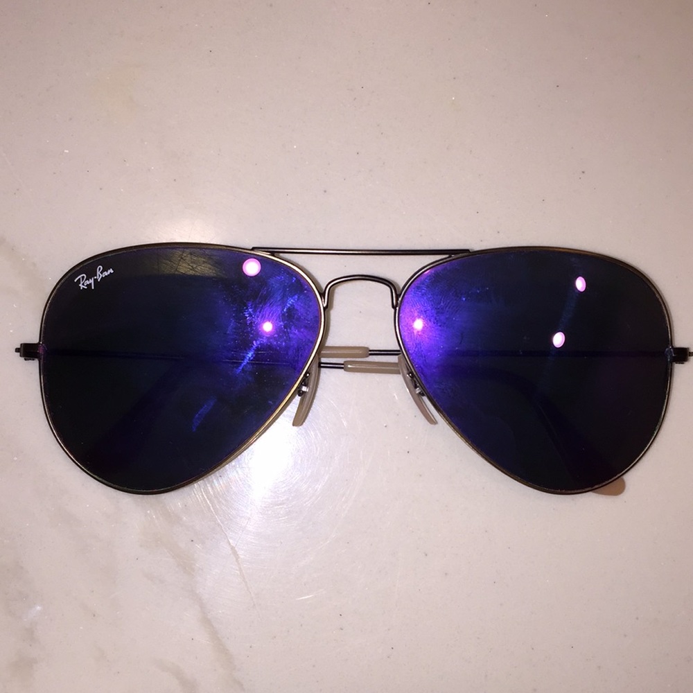Purple tint Ray Ban Sunglasses